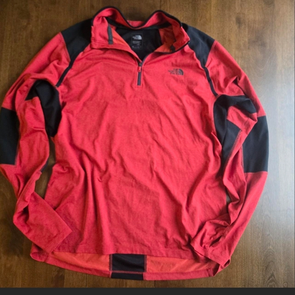 The North Face Burnt Orange Performance pullover – Large
